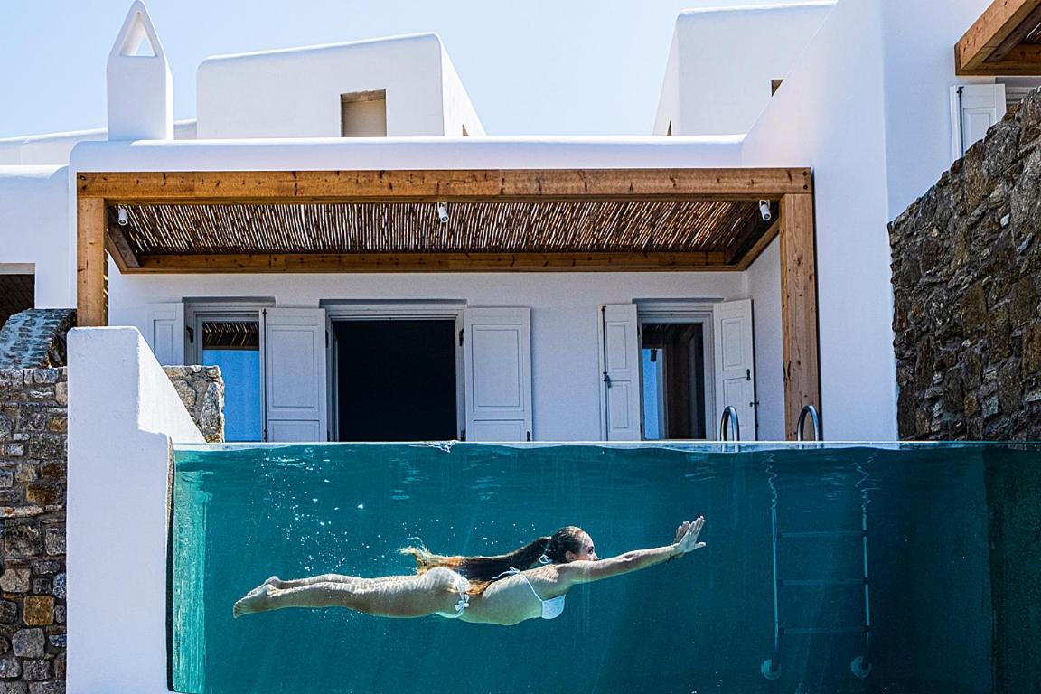 Amazon Mykonos Suites & Spa Agios Ioannis Diakoftis Extérieur photo